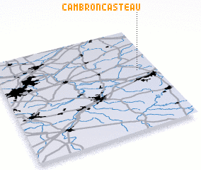 3d view of Cambron-Casteau