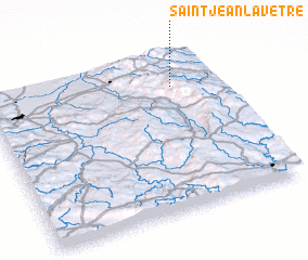 3d view of Saint-Jean-la-Vêtre