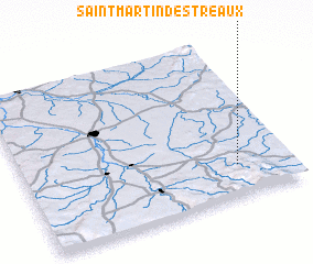 3d view of Saint-Martin-dʼEstréaux