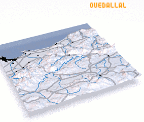 3d view of Oued Allal