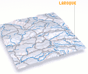 3d view of La Roque