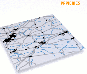 3d view of Papignies