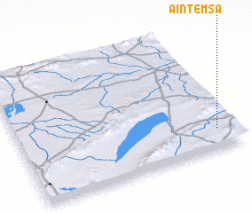 3d view of ʼAïn Temsa