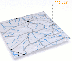 3d view of Marcilly