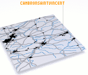 3d view of Cambron-Saint-Vincent