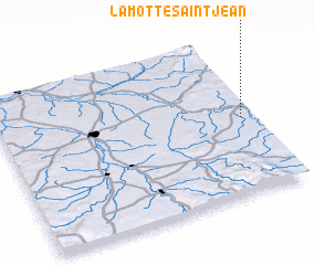 3d view of La Motte-Saint-Jean