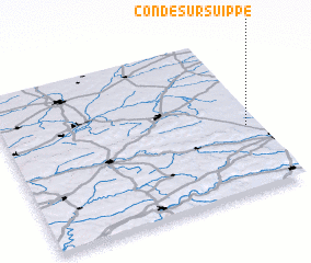 3d view of Condé-sur-Suippe