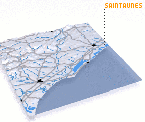 3d view of Saint-Aunès