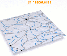 3d view of Sainte-Colombe