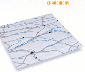 3d view of Chauchigny