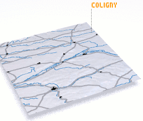 3d view of Coligny