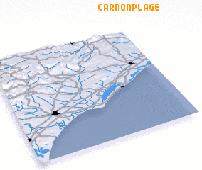 3d view of Carnon-Plage