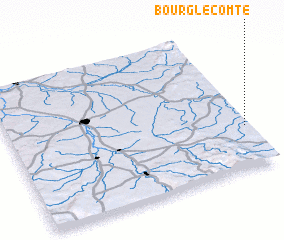 3d view of Bourg-le-Comte