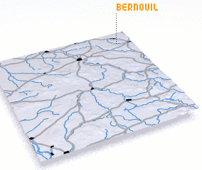 3d view of Bernouil
