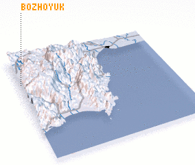 3d view of Bozhöyük