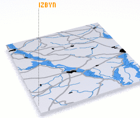 3d view of Izbynʼ