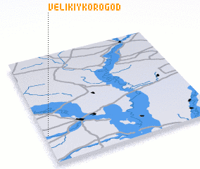 3d view of Velikiy Korogod