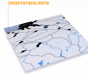 3d view of Srednyaya Koloniya