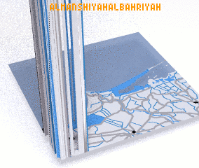 3d view of Al Manshīyah al Baḩrīyah