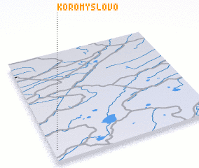 3d view of Koromyslovo