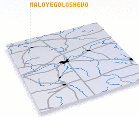 3d view of Maloye Goloshëvo