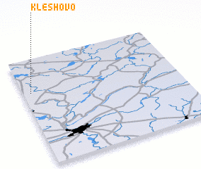 3d view of Klëshovo