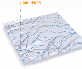 3d view of Vaalkrans