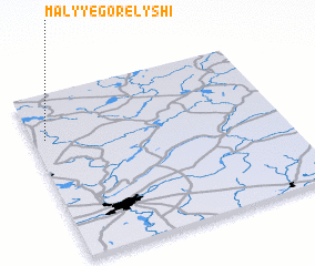 3d view of Malyye Gorelyshi