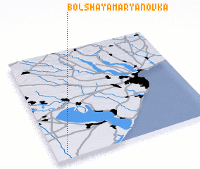 3d view of Bolʼshaya Marʼyanovka