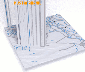3d view of Muşţafá Kāmil