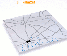 3d view of Umm Ḩarāzāt