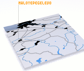 3d view of Maloye Pegelëvo