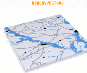 3d view of Krasnyy Ostrov