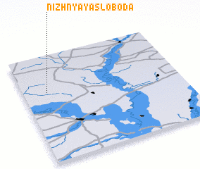 3d view of Nizhnyaya Sloboda