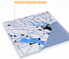 3d view of Petro-Yevdokiyevka