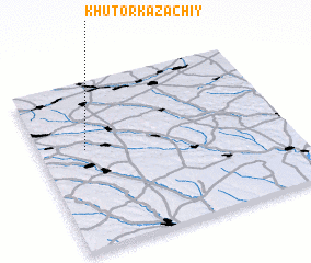 3d view of Khutor Kazachiy