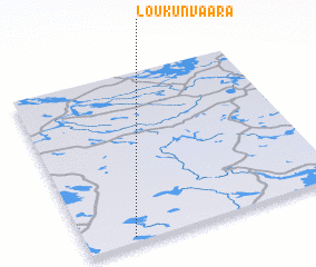 3d view of Loukunvaara