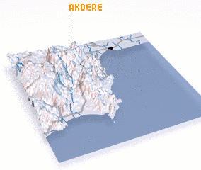 3d view of Akdere