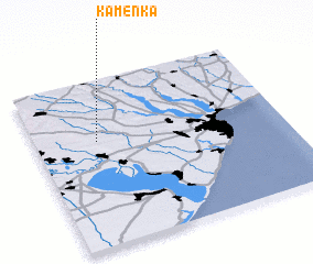 3d view of Kamenka