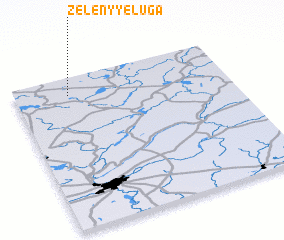 3d view of Zelënyye Luga