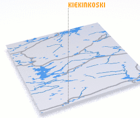 3d view of Kiekinkoski