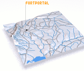 3d view of Fort Portal