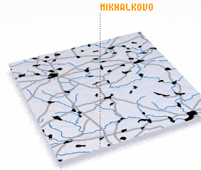 3d view of Mikhalkovo