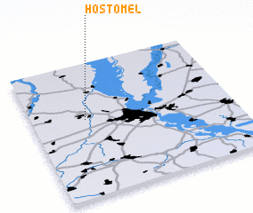 3d view of Hostomelʼ