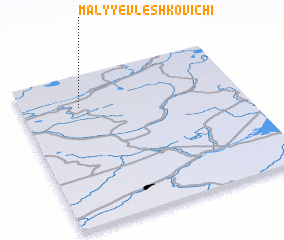 3d view of Malyye Vleshkovichi