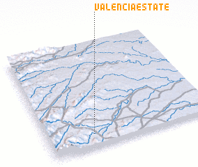 3d view of Valencia Estate