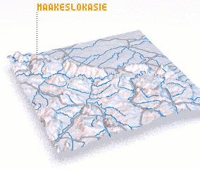 3d view of Maakeslokasie