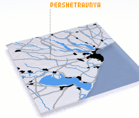 3d view of Pershe Travnya