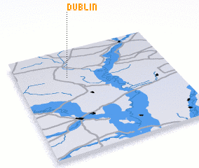 3d view of Dublin