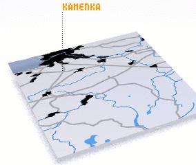 3d view of Kamenka